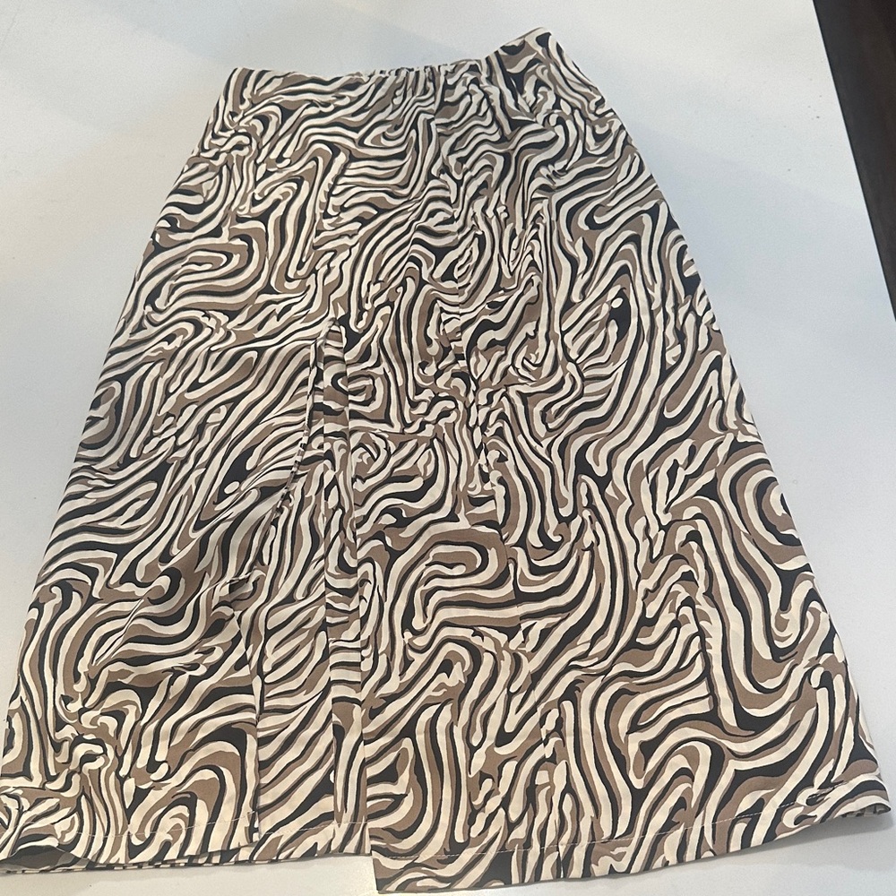 Zebra Print Skirt